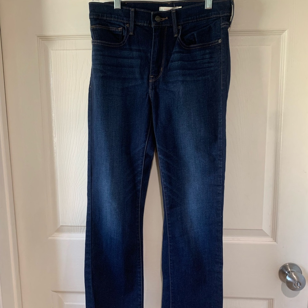 Levi's Slimming Boot‎ Mid Rise Womens Medium Wash Jeans Size 30x26